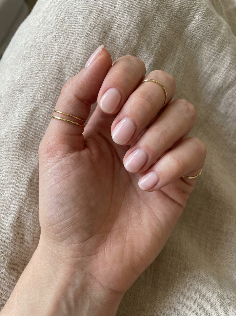 Short Oval Clean Nails als Clean Nails Inspiration 2026